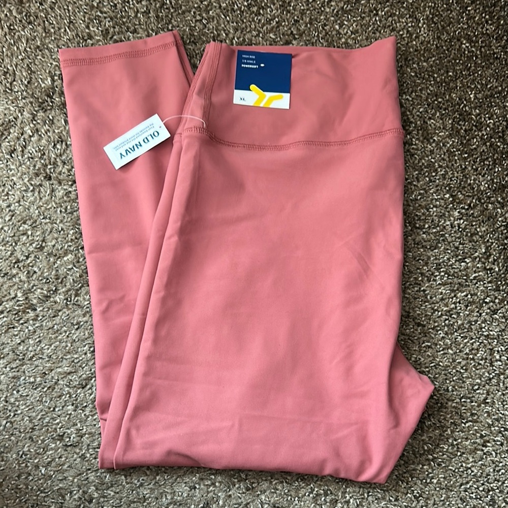 Old Navy Pink Powersoft Leggings